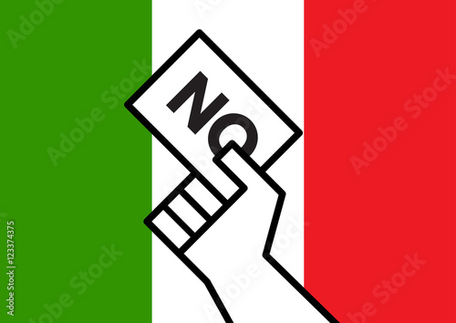 No vote for the Italian referendum
