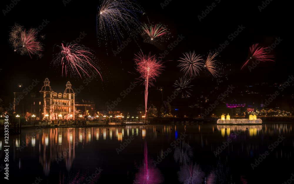 Fototapeta premium New Year's Firework