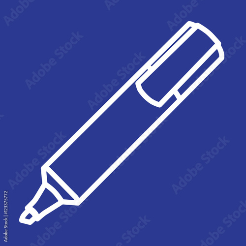 Isolated  marker icon vector illustration