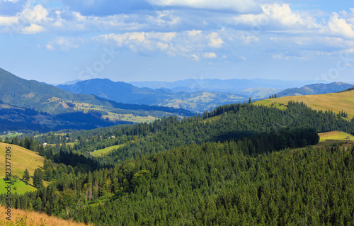 Summer mountain view (Carpathian, Ukraine). © wildman