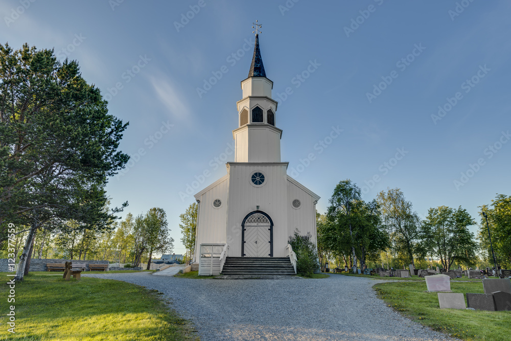 Alta English-inspired gothic church in Alta, Norway.