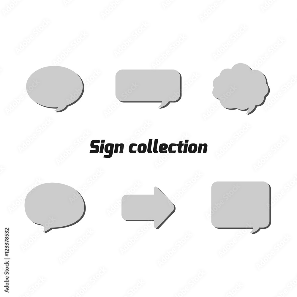 Set of highlighter speech bubbles, marks and pointers.Collection of signpost icons in flat style. Blank templates for navigational text. EPS 10 clean vector illustration. Set of highlighter speech bubbles, marks and pointers.Collection of signpost icons in flat style. Blank templates for navigational text. EPS 10 clean vector illustration.