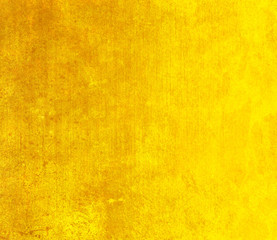 Yellow grunge wall for texture background