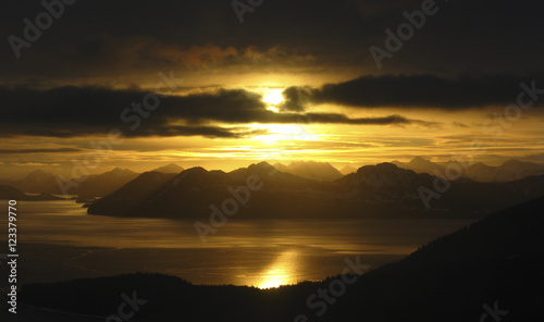 Knight Island Sunset