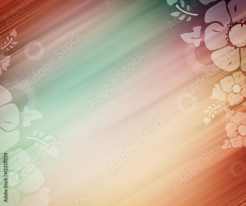 Decorative wall-paper, color diagonal, mint-brown