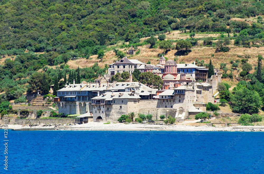 Xenofontos Monastery, Athos Peninsula, Mount Athos, Chalkidiki,