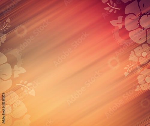 Decorative wall-paper, color diagonal, red