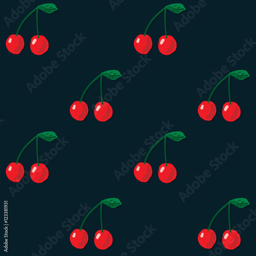Seamless Cherry Pattern