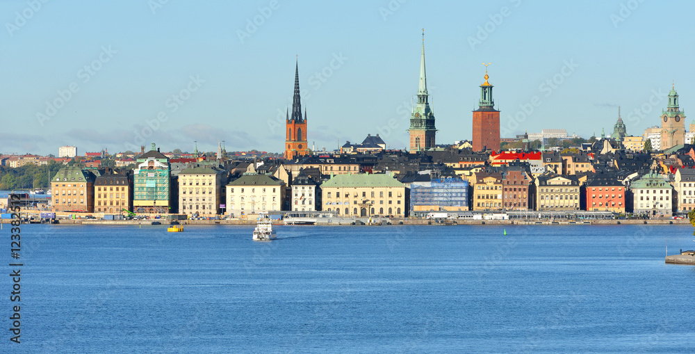 Stockholm, Sweden. View from sea