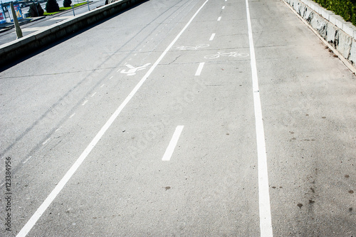 Wallpaper Mural Bike path and pavement. Torontodigital.ca