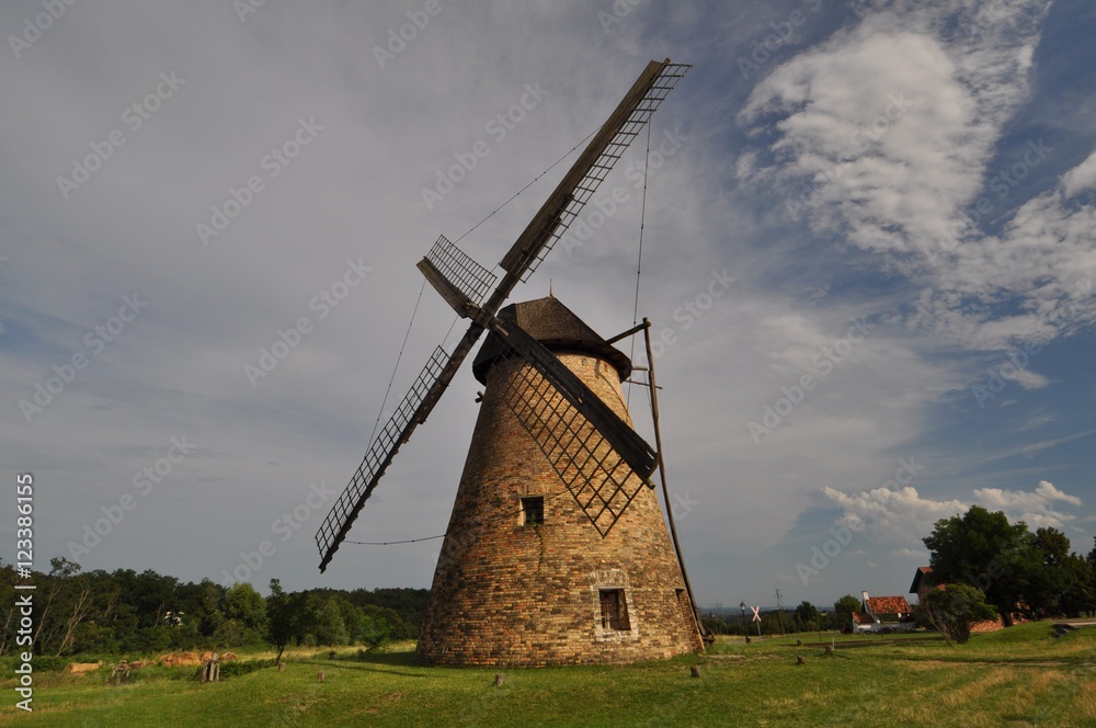 Wooden windmilll Wooden windmilll