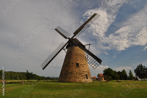 Wooden windmilll