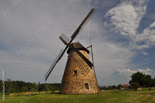 Wooden windmilll