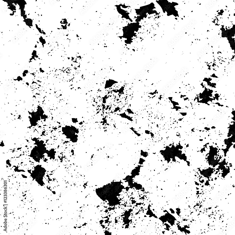 Black spattered background with blots and spots