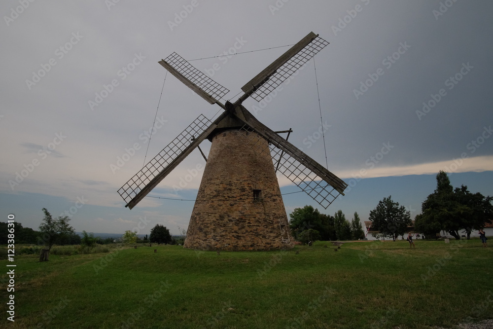 Wooden windmilll