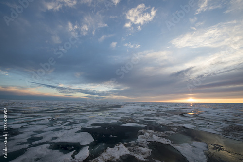 Sunset in Greenland