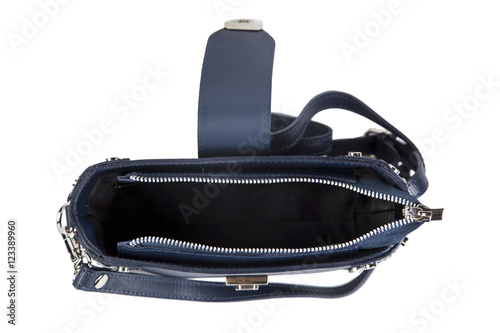 blue female bag, leather © sergantstar