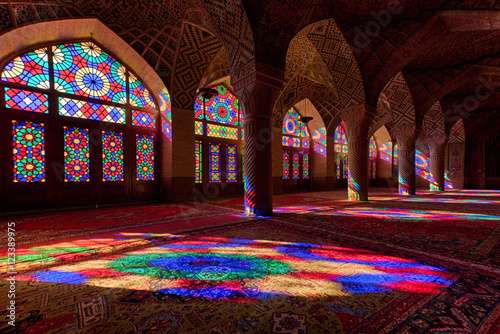 Nasir Al-Mulk Mosque in Shira,Iran
