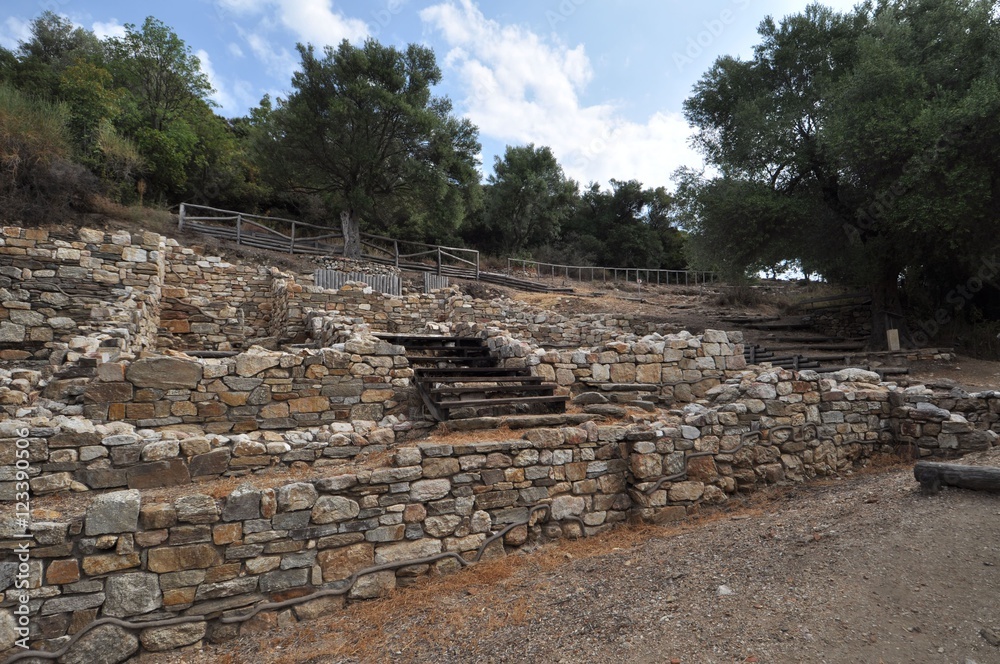 Ruins of Stagira, the birthplace of Aristotle