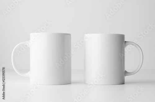 Mug Mock-Up - Two Mugs photo