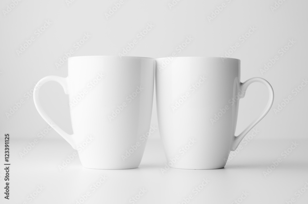 Obraz premium Mug Mock-Up - Two Mugs
