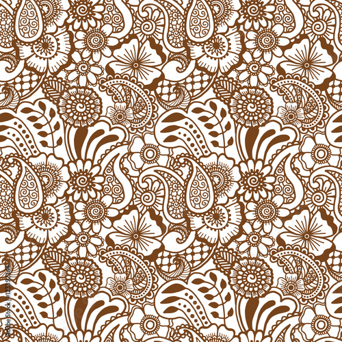 Paisley seamless pattern