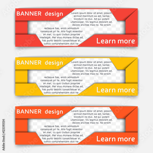 Web banner design.