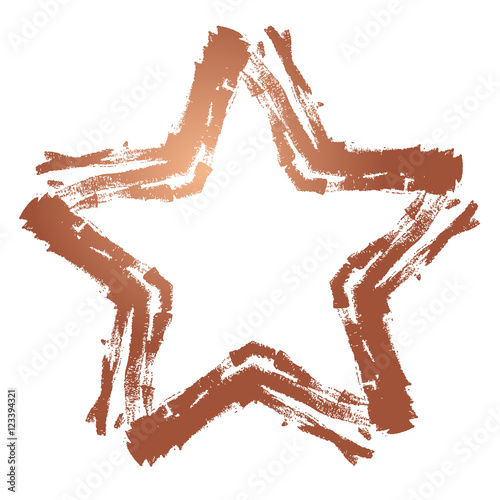 Weihnachtsstern Kupfer