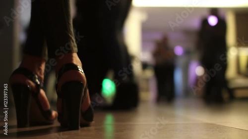 kizomba dance defocused