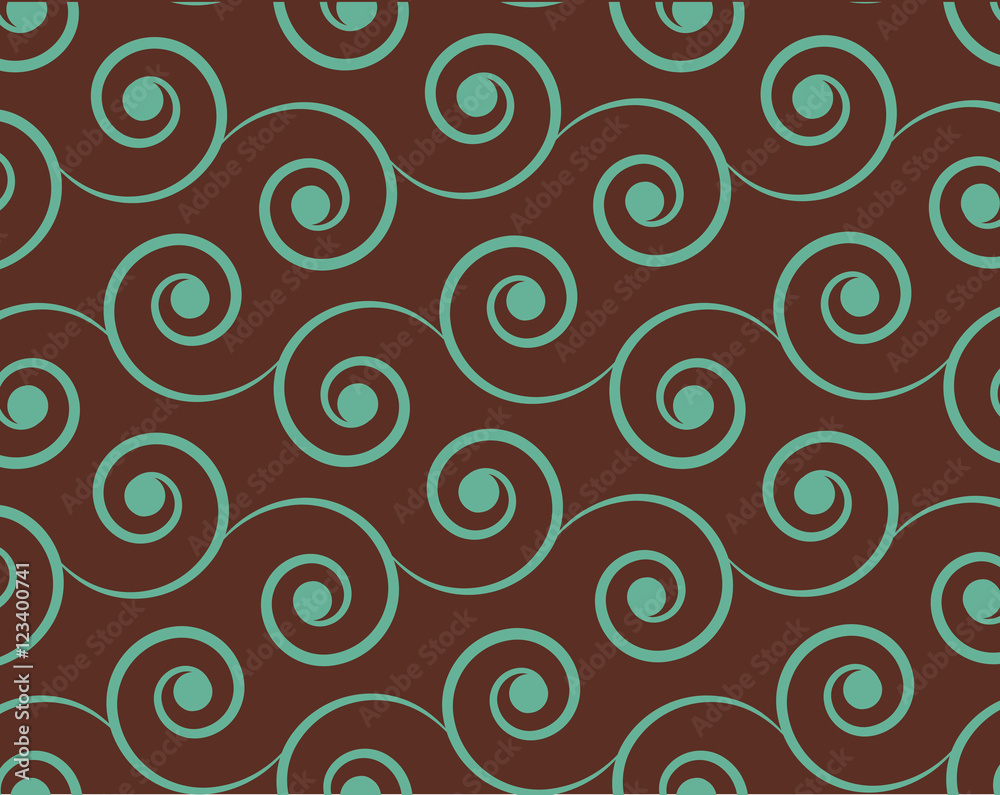 Brown and Blue Swirl Background