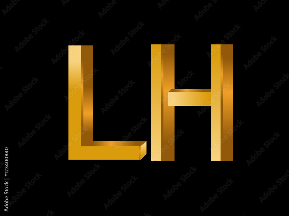 LH Initial Logo for your startup venture LH Initial Logo for your startup venture