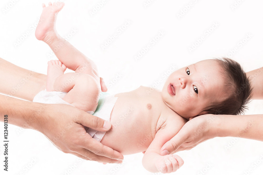 新生児 赤ちゃん 白背景 新生児 赤ちゃん 白背景