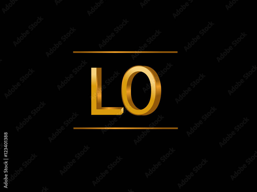 LO Initial Logo for your startup venture LO Initial Logo for your startup venture