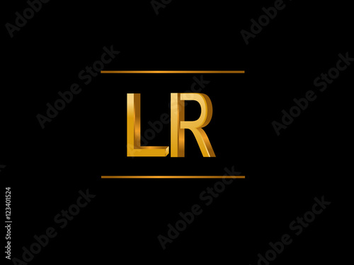 LR Initial Logo for your startup venture