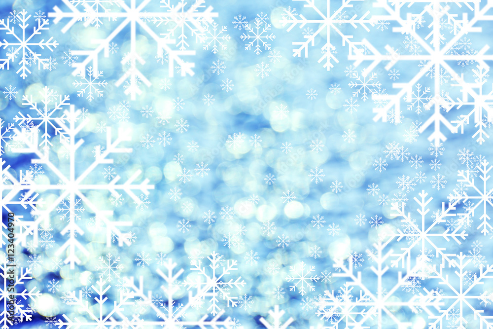 Festive Christmas design. White snowflakes background. Festive Christmas design. White snowflakes background.