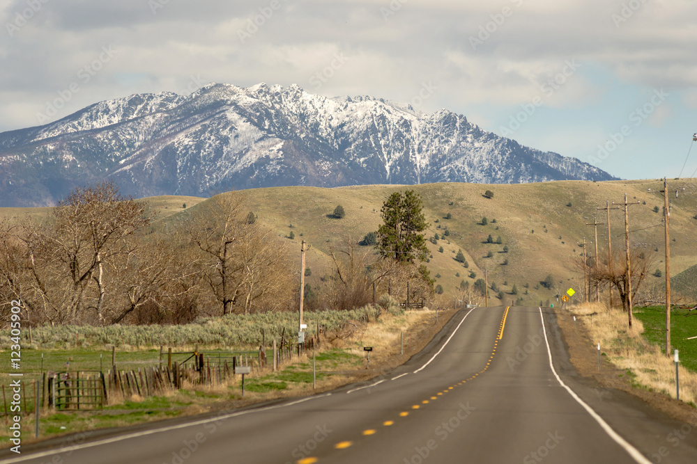 Highway 26 Heading East Oregon United States
