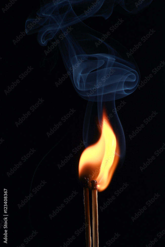 Smoke and fire matches
