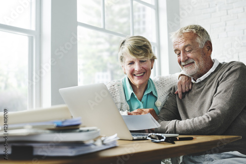 Retirement Senior Couple Lifestyle Living Concept photo