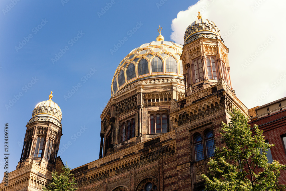 Berliner Fassaden, Kuppel der Synagoge an der Oranienburger Strasse