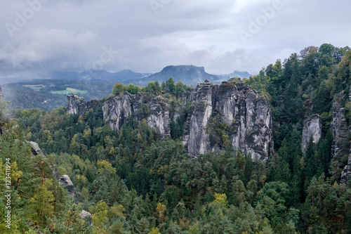 Nationalpark sächsische Schweiz Elbsandsteingebirge Bastei
