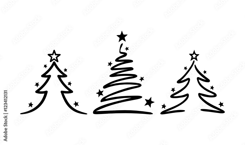 Obraz premium Christmas Trees
