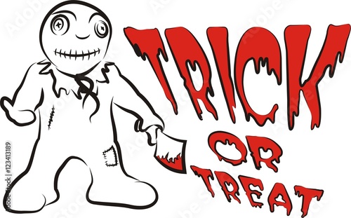 trick ot treat - halloween bloody monster