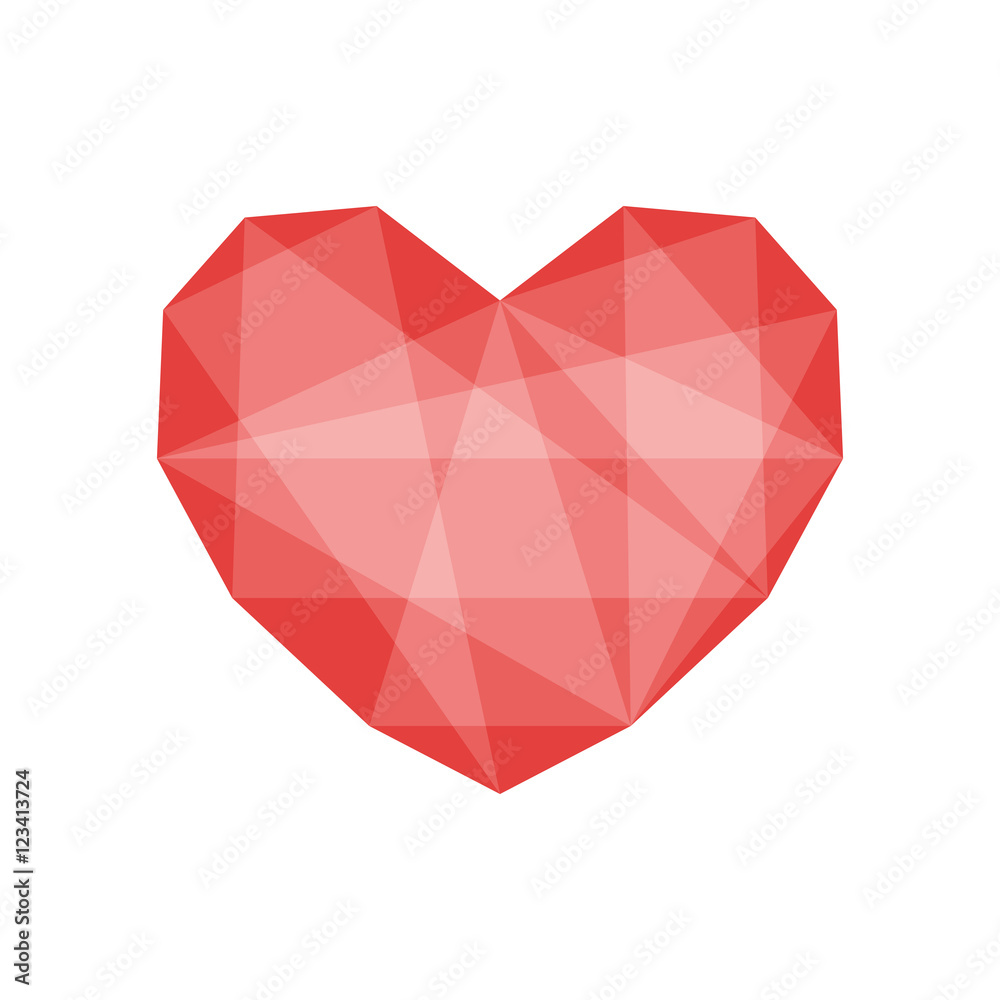 abstract red heart abstract red heart