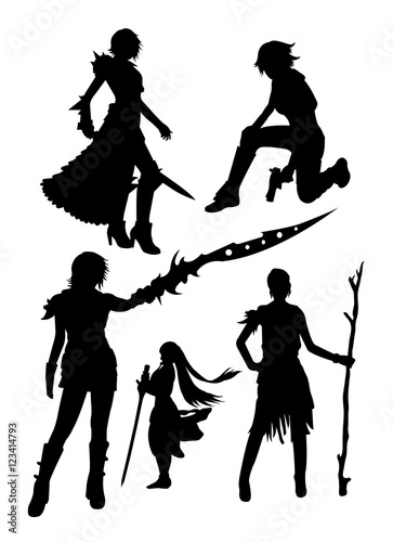 Costume silhouette. Good use for symbol, logo, web icon, mascot, sign, or any design you want. 