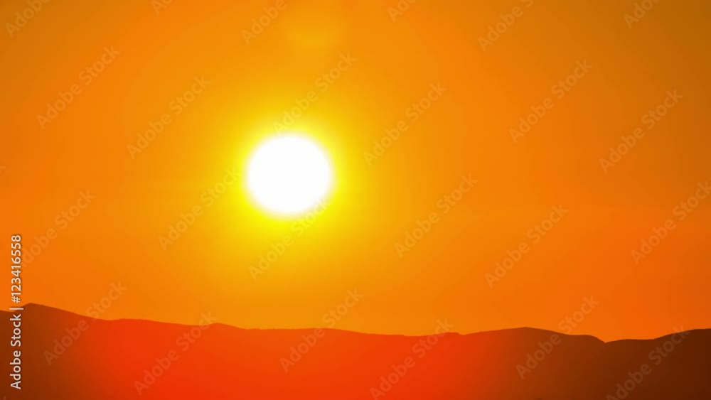 Time Lapse - Sunrise from Mountain Hills