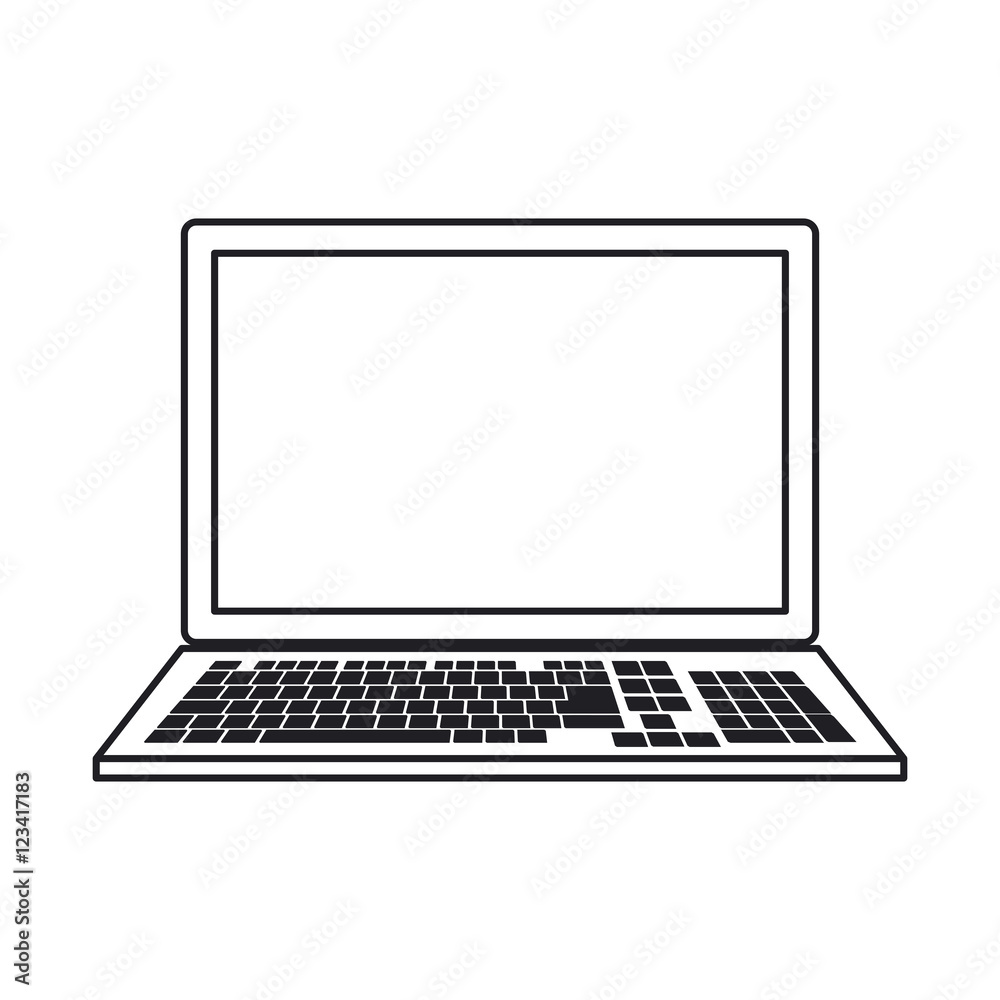 Laptop icon. Device gadget and technology theme. Isolated design. Vector illustration Laptop icon. Device gadget and technology theme. Isolated design. Vector illustration