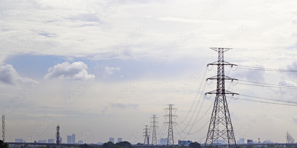 high voltage tower