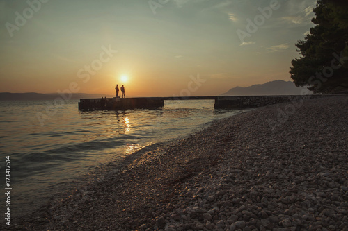 Beach Near Baska Voda - Baska Voda, Makarska, Dalmatia, Croatia