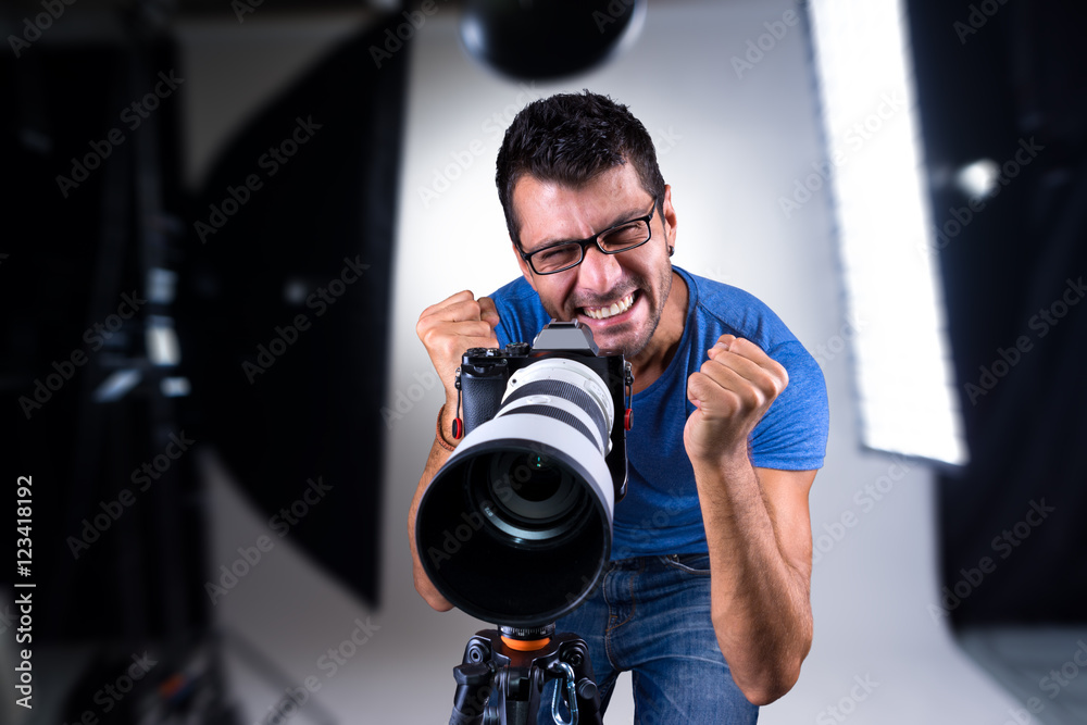 Portrait of a Professional photographer Portrait of a Professional photographer