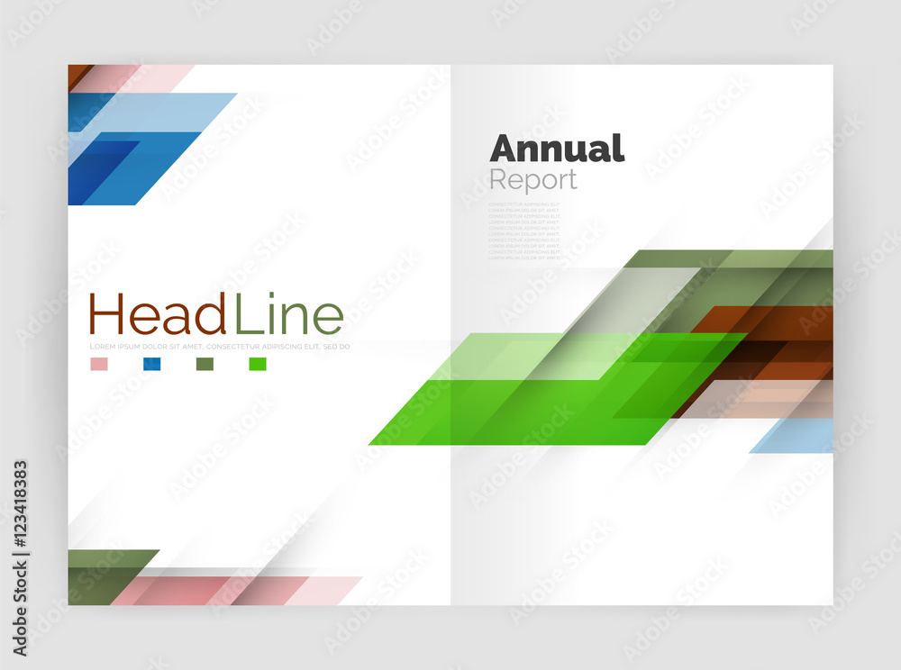 Motion concept. Business annual report cover templates Motion concept. Business annual report cover templates
